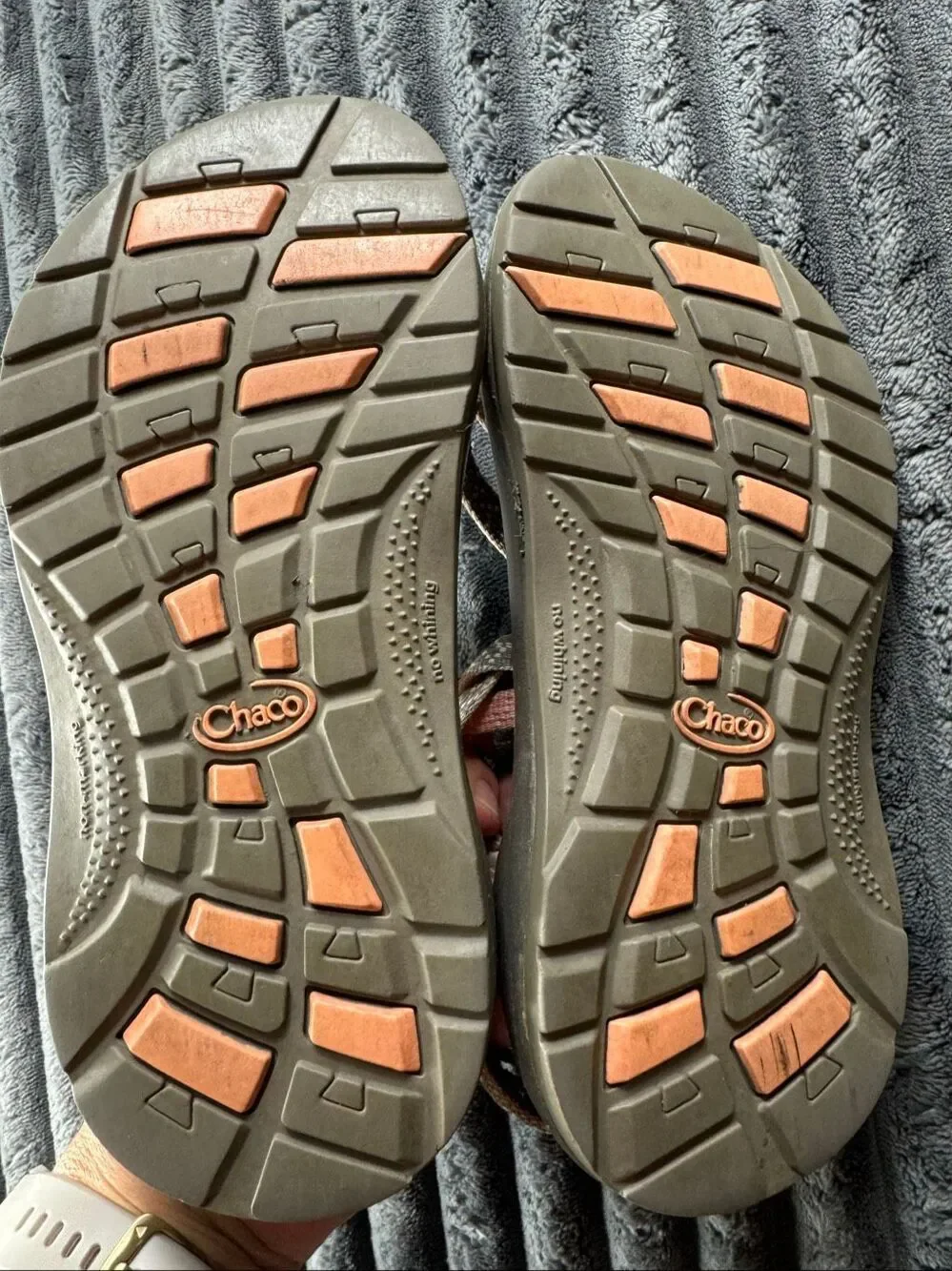 Chacos Classic Sport Burlap Heather Peach Multi Straps Sandals Size 1
